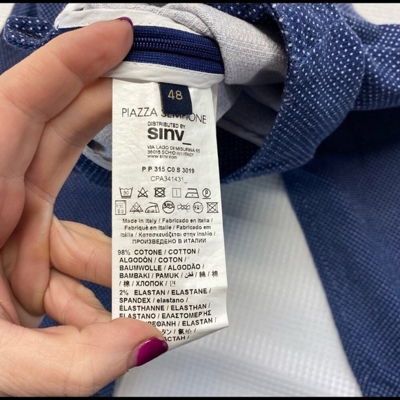 Piazza Sempione Audrey Micro-Print Cotton Satin Slim-Leg Capri Trousers - Picture 14 of 16